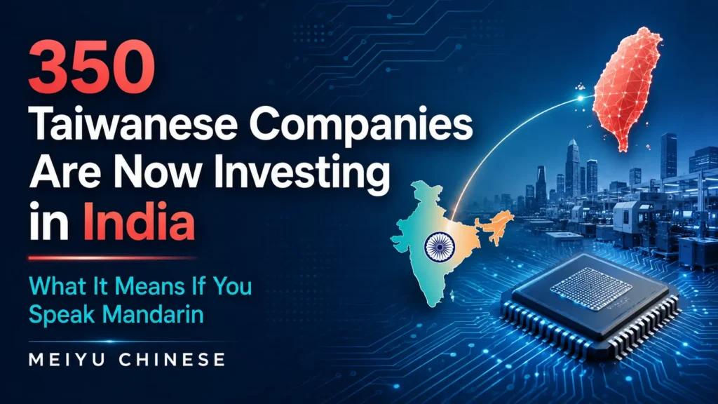 Taiwanese Companies in India: Mandarin Job Opportunities